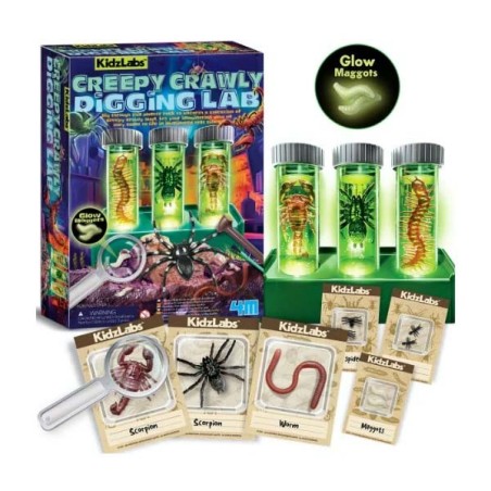 Creepy crawly diggint kit.