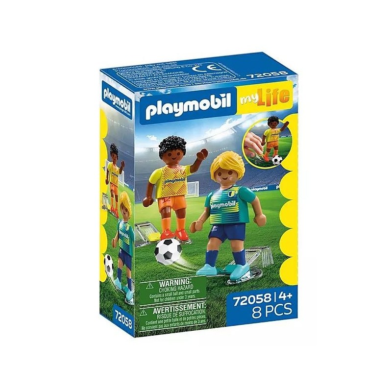 Jugadores de fútbol.