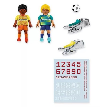 Jugadores de fútbol.