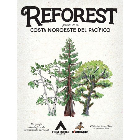 Imagen de la portada del juego de cartas reforest.