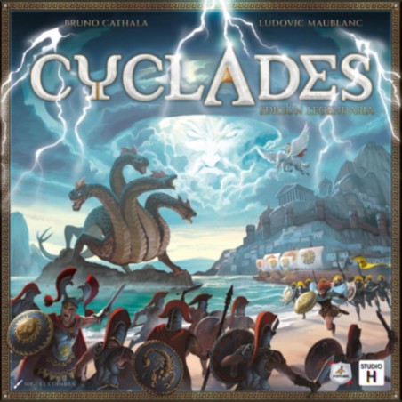 Imagen de la portada del juego de mitologia cyclades.