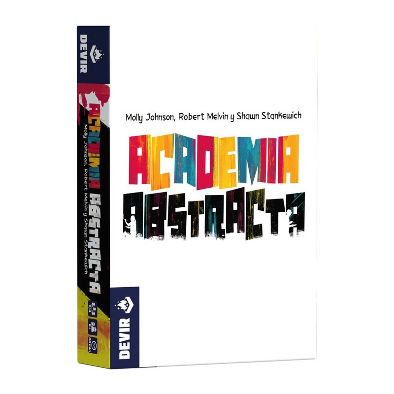 Imagen de la portada del juego de cartas abstracto academia abstracta.