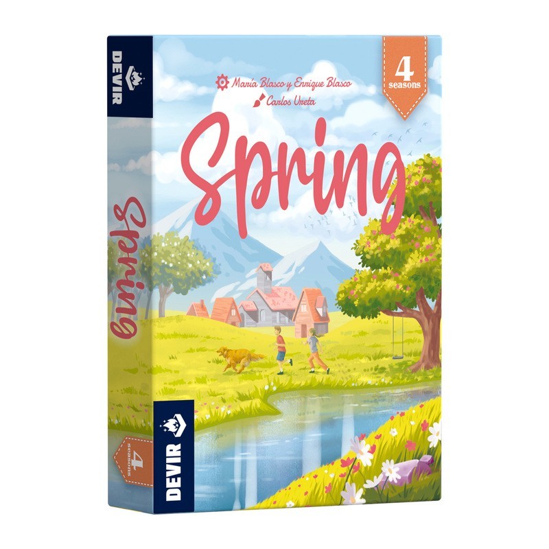 Imagen de portada del juego de cartas abstracto spring.