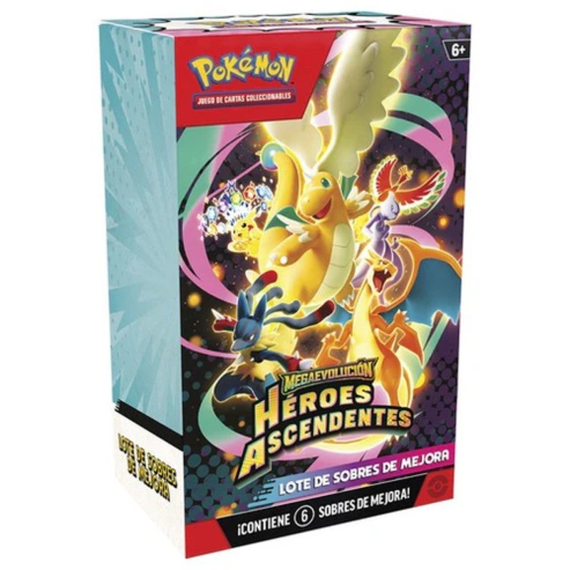 Comprar caja de 6 sobres de Pokemon JCC Mega 2.5 en español