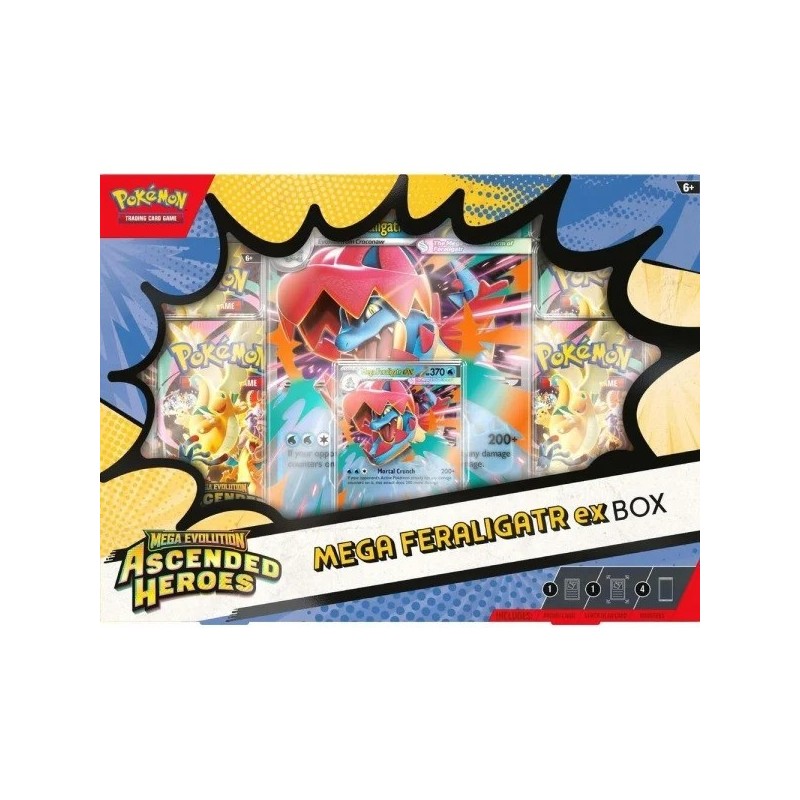 comprar caja de pokemon tcg colección mega feraligatr ex