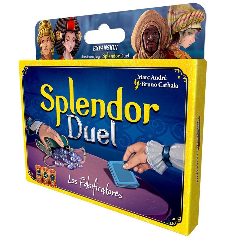 Splendor Duel: The Counterfeiters Box Cover Image Buy Splendor Duel