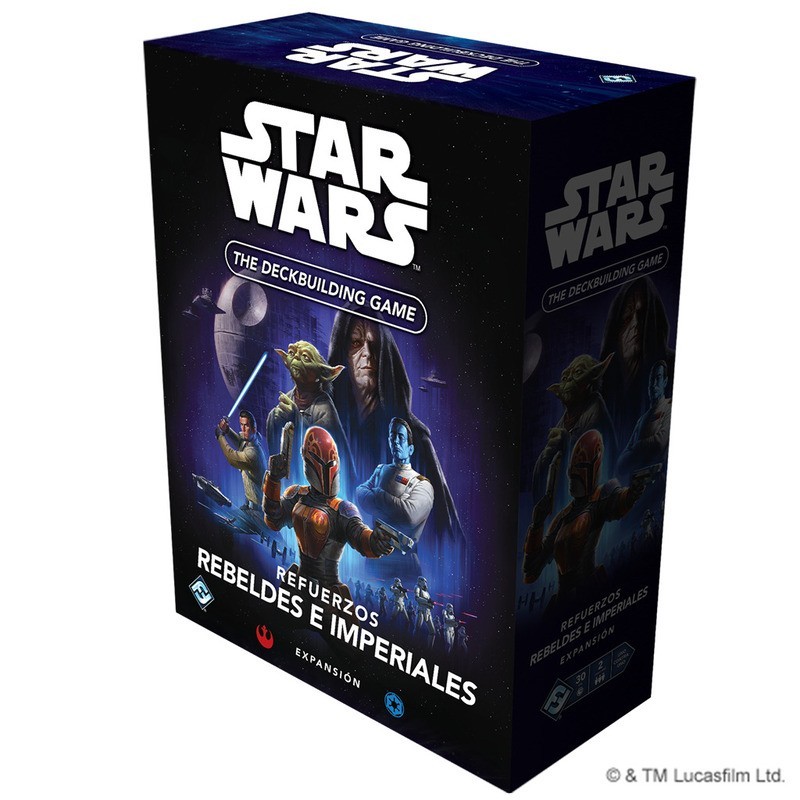 Star Wars: Deckbuilding Game – Rebel and Empire Reinforcements Expansion Box Cover Image Buy SW Deckbuilding Game