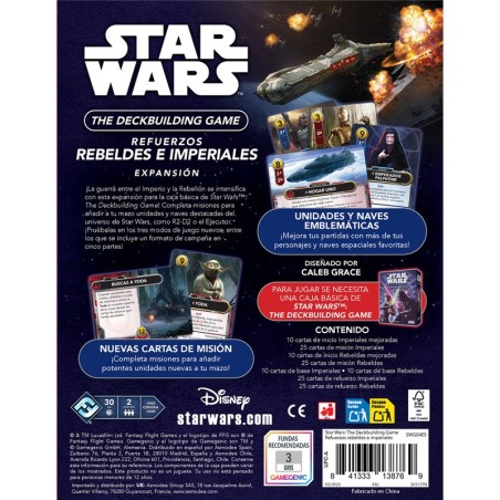 Comprar Star Wars Deckbuilding Game Rebel & Empire | Expansión