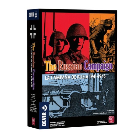 Imagen de la portada del juego de mesa The Russian campaign comprar the russian campaign