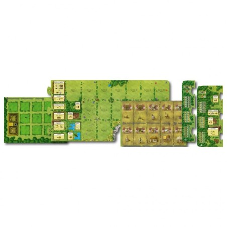 Imagen de los componentes del juego de mesa agricola comprar agricola juego de estrategia y gestión
