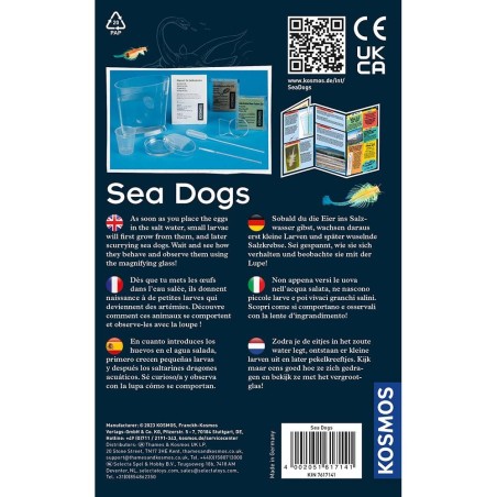 Set de cultivo criaturas marinas Sea dogs. KOSMOS.