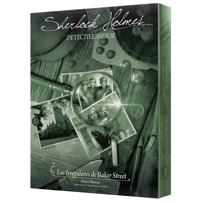Cover image of the deduction game Sherlock Holmes Consulting Detective: The Baker Street Irregulars – Buy deduction game