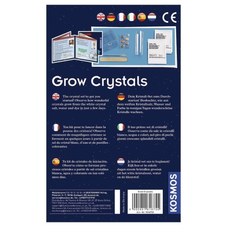 Creación de cristales Grow Crystals. KOSMOS.