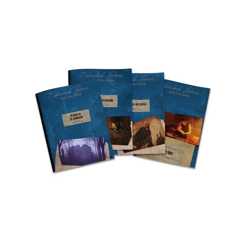 Image of the components of the deduction game Sherlock Holmes Consulting Detective: Carlton House – Buy deduction games