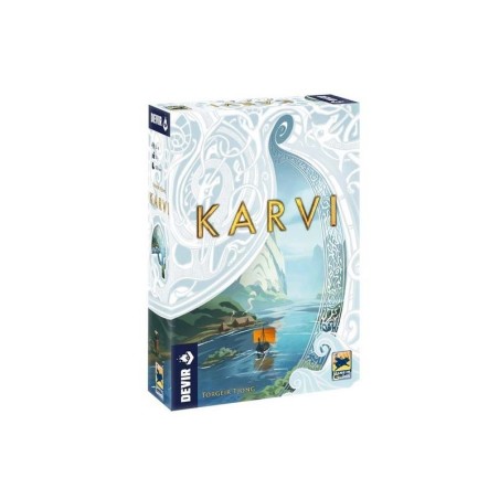 Karvi juego de mesa estrategia vikingos y dados Devir