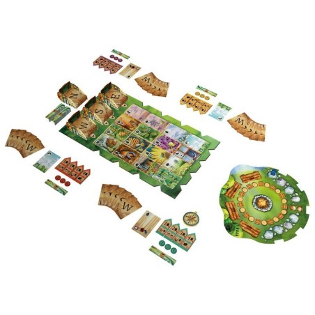 Pradera juego de mesa naturaleza estrategia y cartas