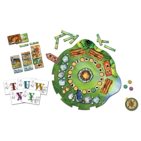 Image of the components of the nature game Pradera – Buy Pradera