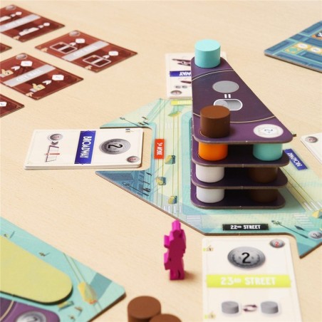 Flatiron juego de mesa estrategia y construcción Ludonova
