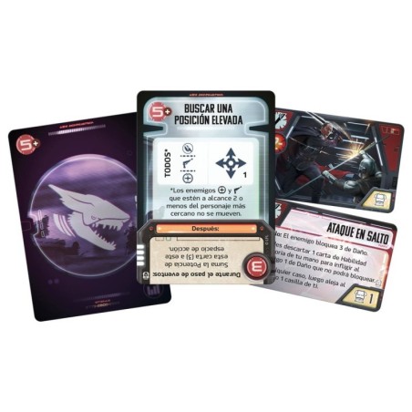 Image of the components of the game The Mandalorian Adventures: A Clan of Two – Buy The Mandalorian expansion
