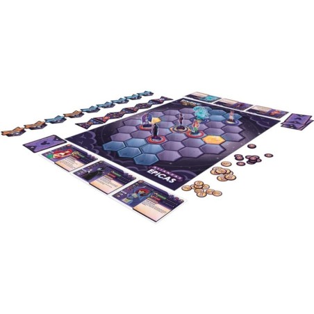 Imagen de los componentes del juego disney sorcerer arena comprar juegos disney