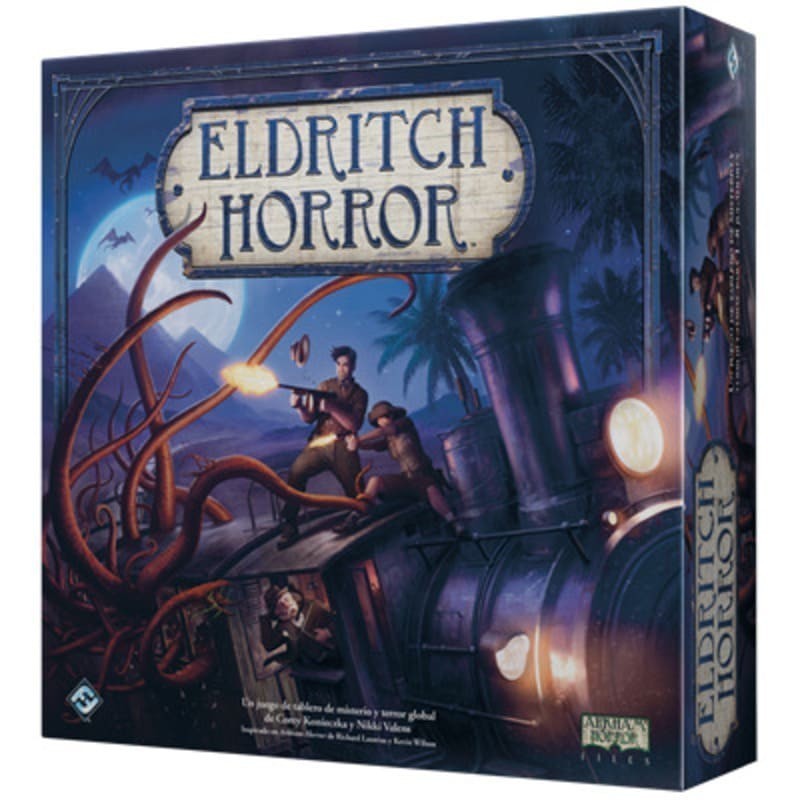 Imagen de la portada del juego cooperativo eldritch horror comprar eldritch horror juego de mesa