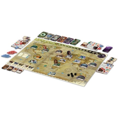 Eldritch Horror cooperative Lovecraft board game