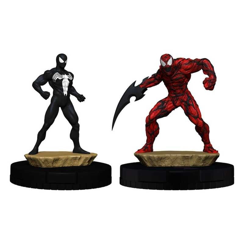 Image of the miniatures from the Marvel HeroClix: Venom Map and Terrain Kit – Buy HeroClix