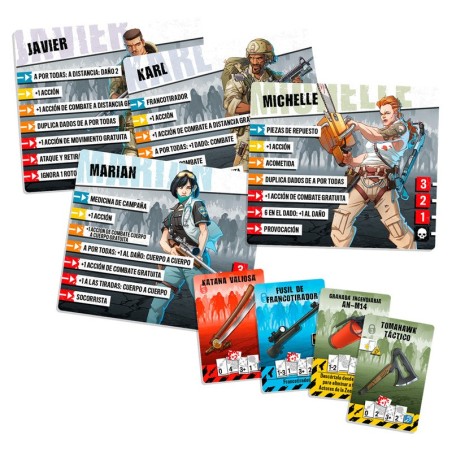 Zombicide 2E: Fort Hendrix. Expansión juego cooperativo.
