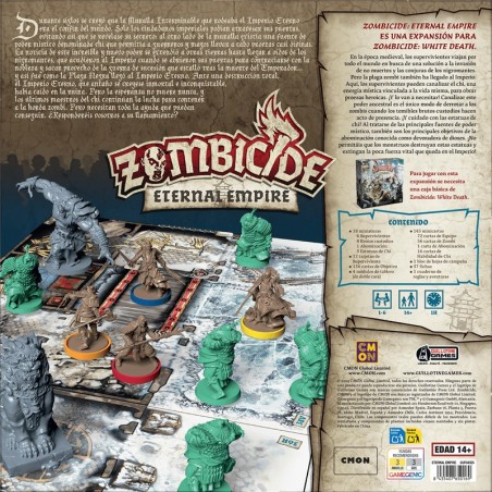 Imagen del juego cooperativo zombicide eternal empire comprar juegos de mesa