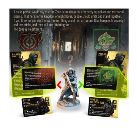 S.T.A.L.K.E.R. Duty and Freedom Factions Pack | Board Game Expansion