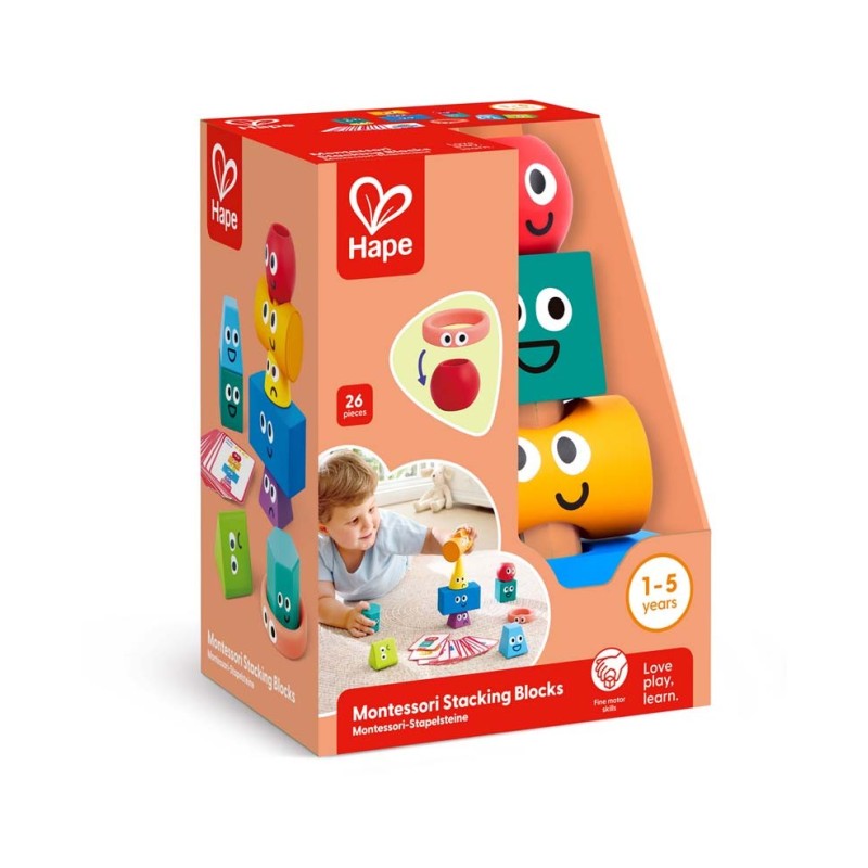 Montessori stacking blocks. Montessori stacking blocks.