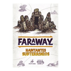 Faraway: Habitantes subterraneos. Expansión juego de cartas.