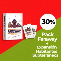 Faraway + People from Below Pack. Base game and expansion.
