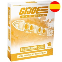 G.I. Joe: New Alliances promo box. Deck-building game.