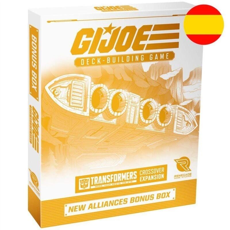 Imagen de la caja promo de GI joe nuevas alianzas juego de construcción de mazos comprar deckbuilding games