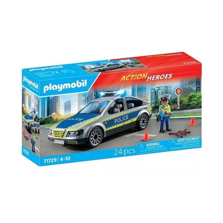 Coche patrulla de policía.