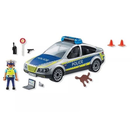 Coche patrulla de policía.