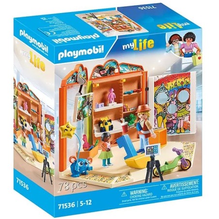 Toy store.