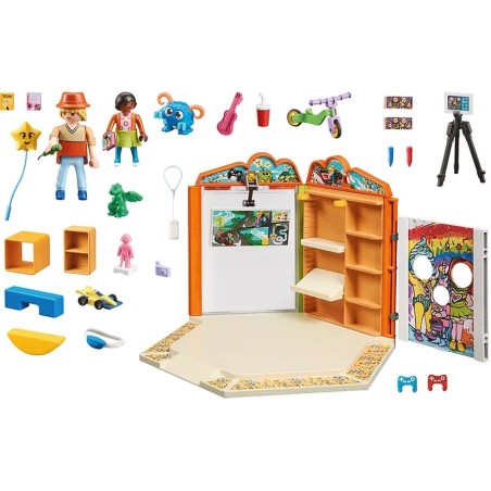 Tienda de bicicletas y skate de Playmobil.