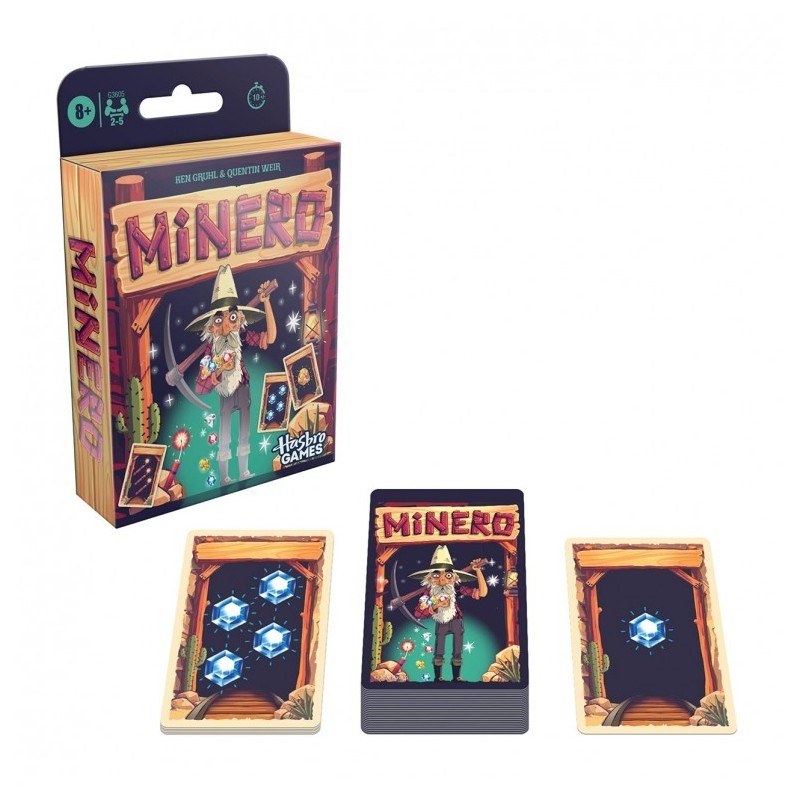 Minero. Juego de cartas. HASBRO