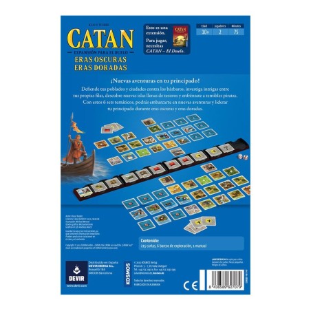 Catan: El Duelo – Eras Oscuras / Eras Doradas | Expansión para 2 jugadores