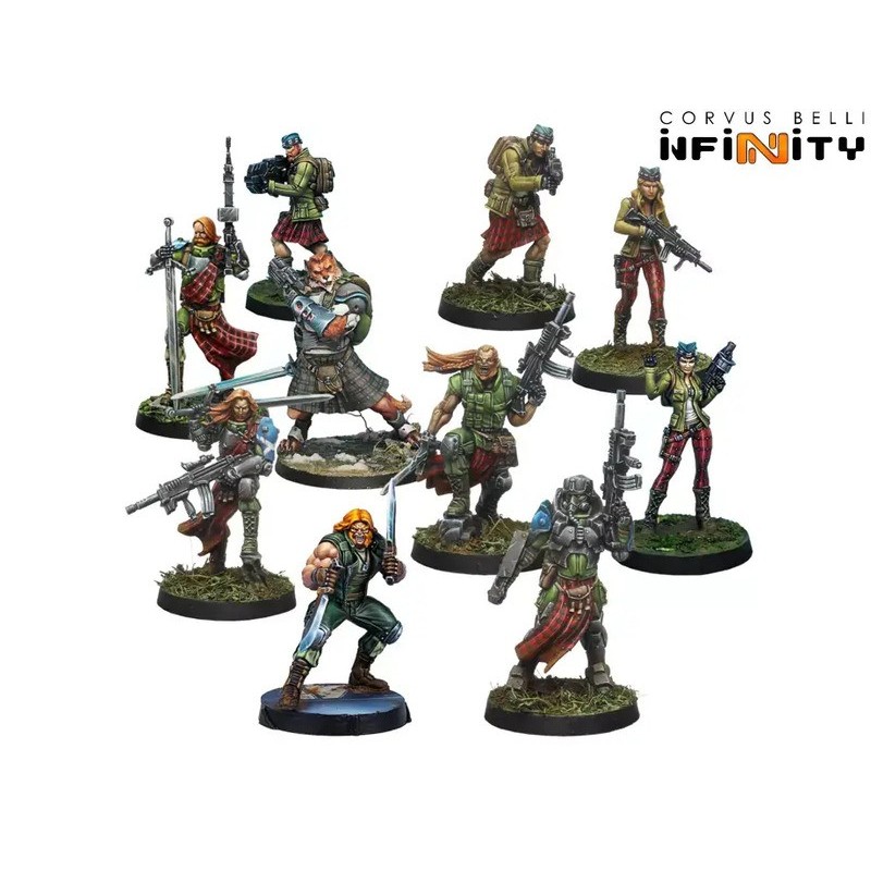 Image of the miniatures game: Infinity – Caledonian Combat Force Alpha Repack – Buy miniatures games