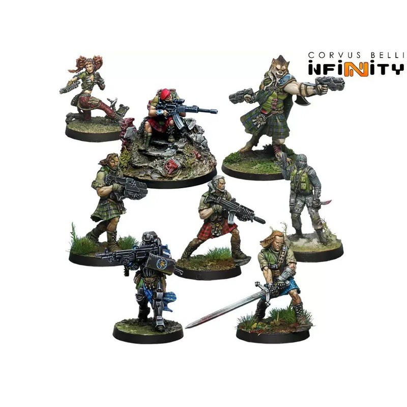 Image of the miniatures game: Infinity – Caledonian Combat Force Beta Repack – Buy miniatures games