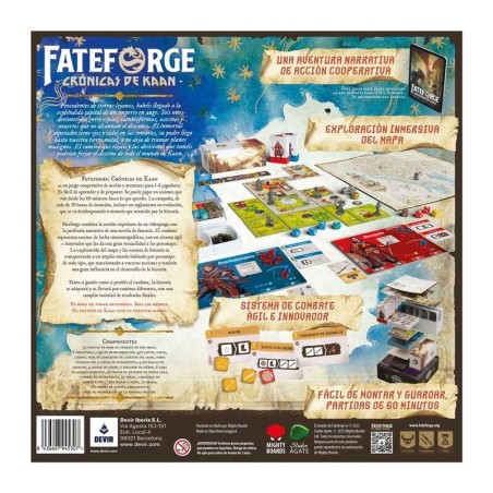 Imagen del juego fateforge cronicas de kaan comprar juegos de mesa cooperativos narrativos