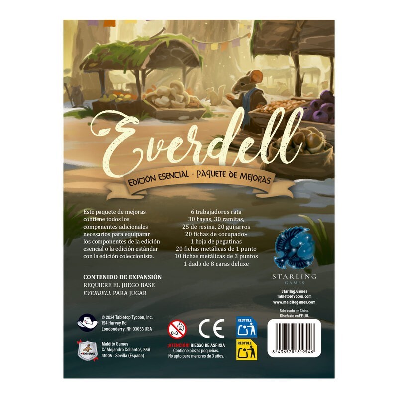 Imagen del paquete de mejoras de everdell edicion esencial comprar juegos de mesa