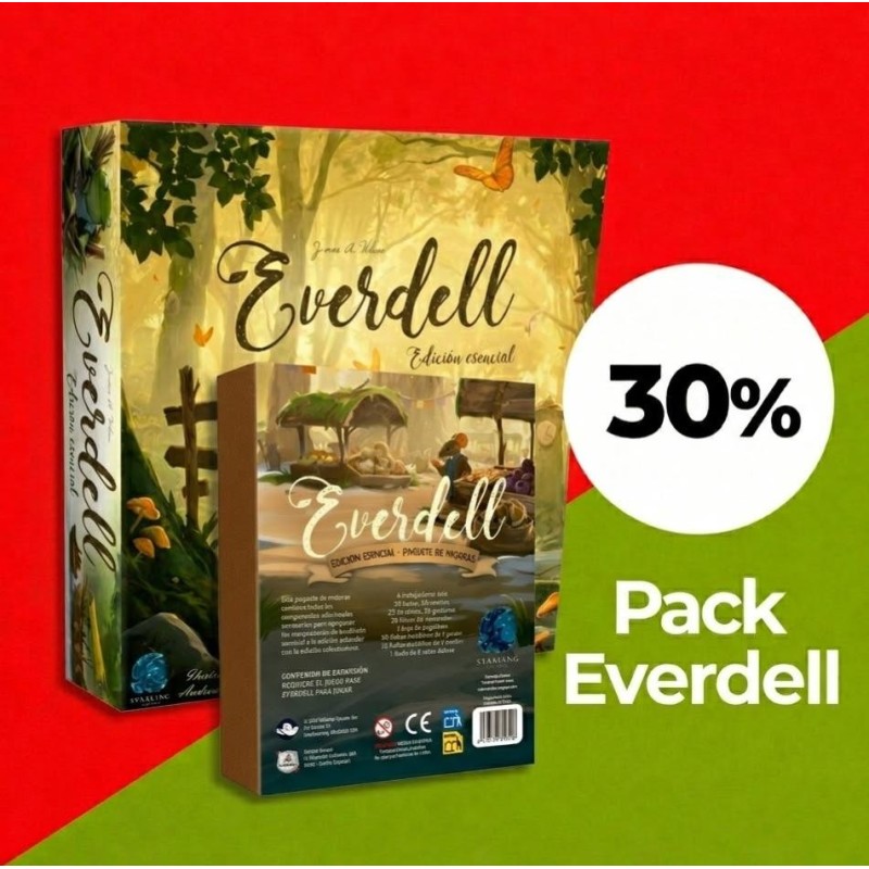 Imagen del packk del juego de mesa everdell más el pack de mejora comprar juegos de mesa
