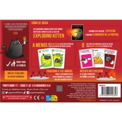 Exploding Kittens: juego de cartas divertido y caótico.