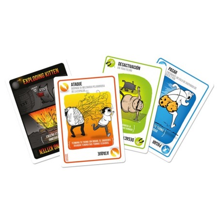 Image of the fun and chaotic card game Exploding Kittens – Buy card games