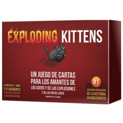 Exploding Kittens: juego de cartas divertido y caótico.