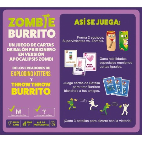 Imagen del juego zombie burrito comprar juegos de mesa